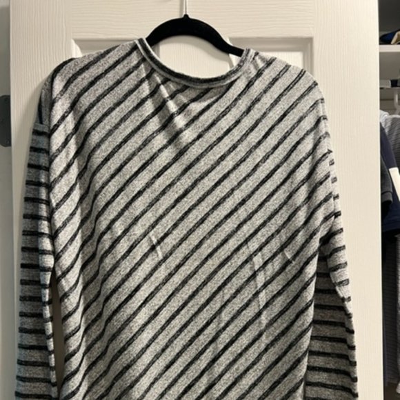 Rag and Bone Hudson black and grey striped shirt - Picture 2 of 3
